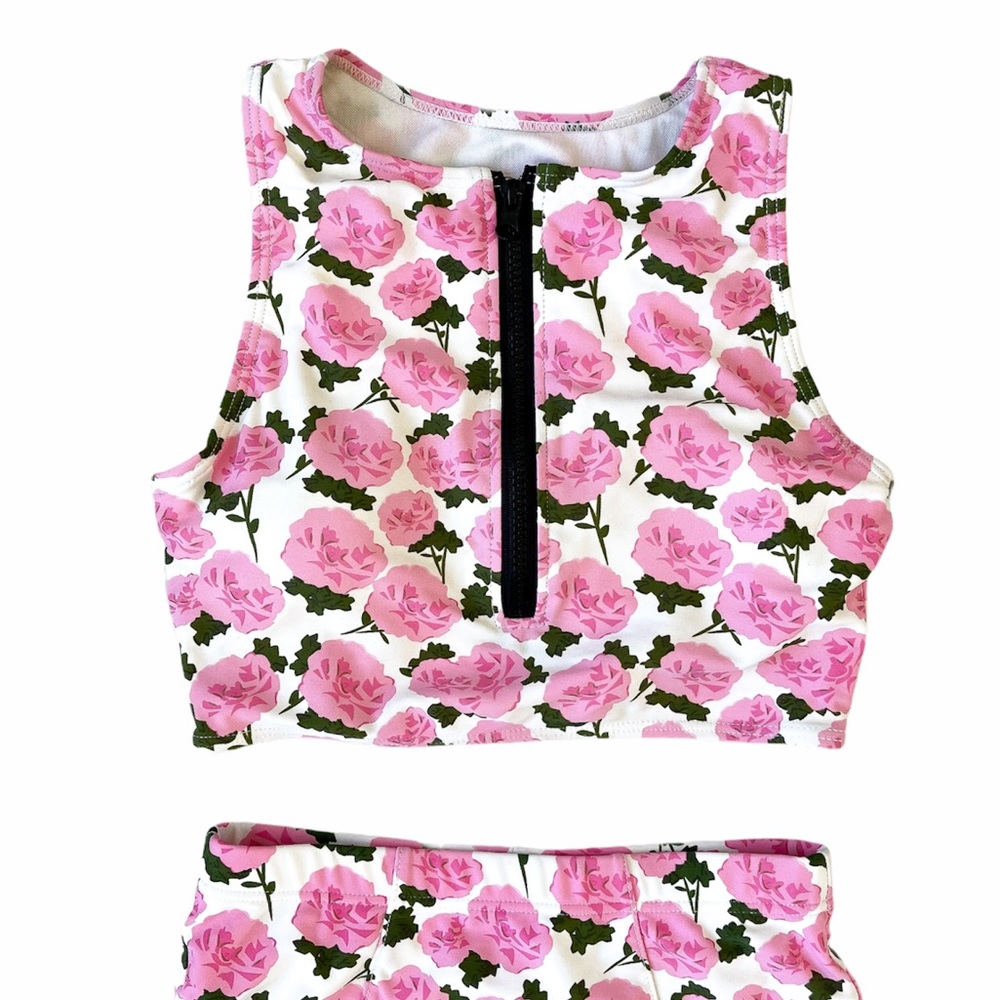 Kingdom & State Rare Floral Rose Tankini Bikini - Picture 3 of 8